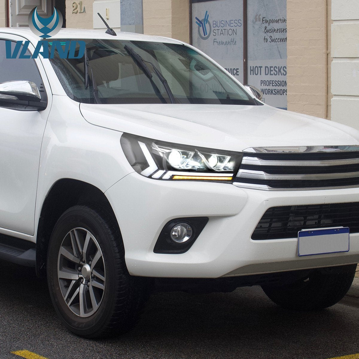Toyota Hilux GD6 LED Headlights Vland 2016 -2019 Non Cambus
