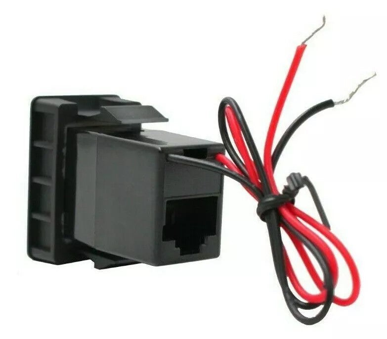 Toyota RJ45 Car Dash UHF/VHF Extender (32x20mm) - Blue LED