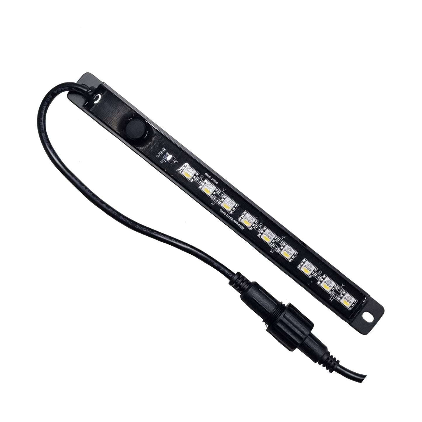 15cm Tri Colour LED Light - White/Amber/Red