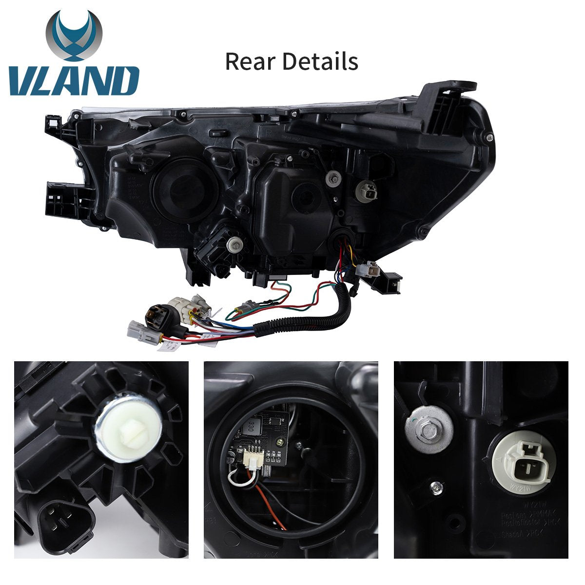 Toyota Hilux GD6 LED Headlights Vland 2016 -2019 Non Cambus