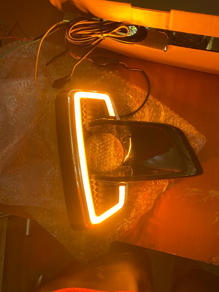 Toyota Hilux (2018+)Fog Lights Cover DRL for Rocco