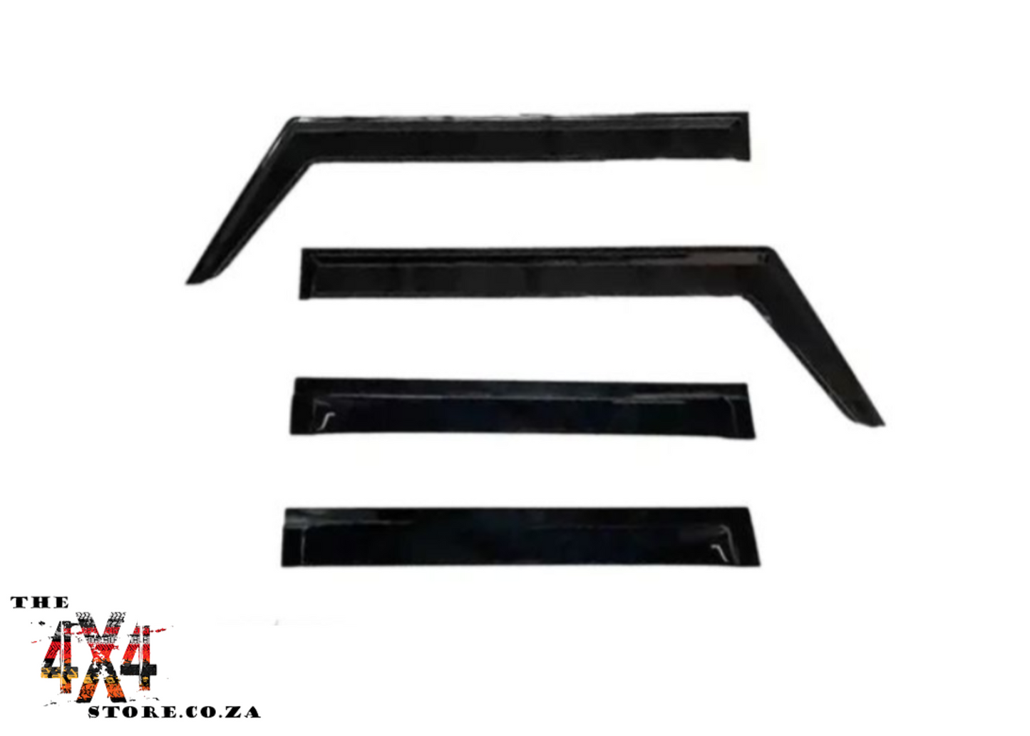 Suzuki Jimny Generation 4 2019+ (3Door) Square Weather Guards Gloss Black