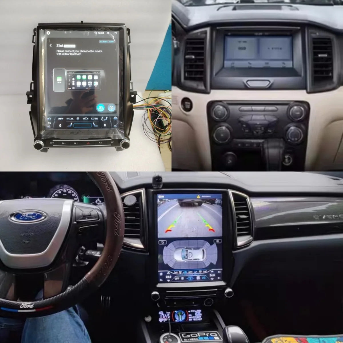 12.3Inch Radio for Ford Everest Ranger Raptor 2015-2022 Car Multimedia Player with Android Stereo Navigation