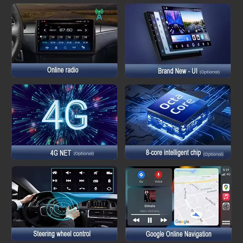 9.7 Inch Hilux D4D Touch Screen