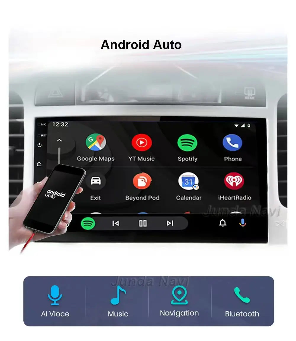 Ford Ranger T6 2011-2016 Touch Screen Radio with Carplay & Android 15