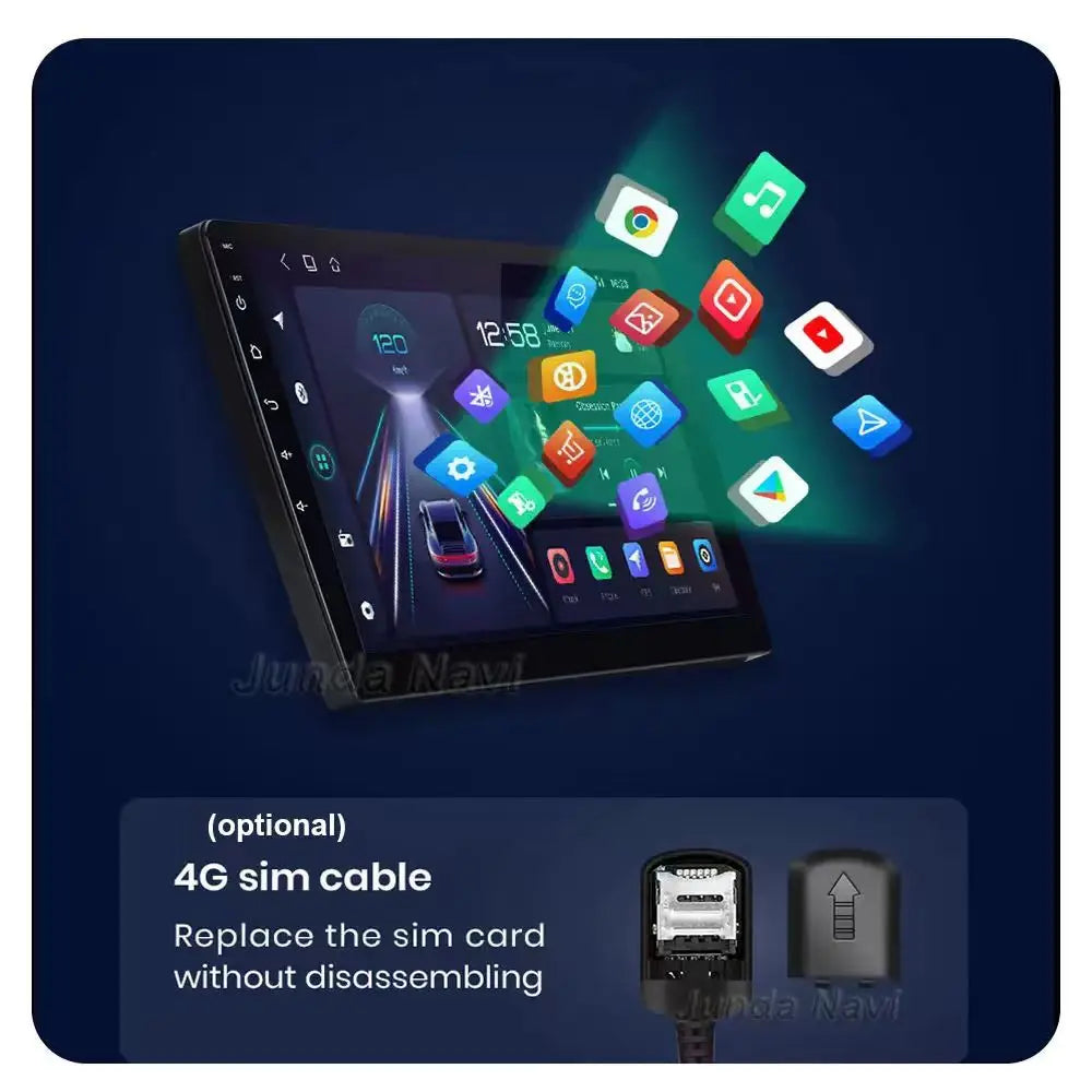 Ford Ranger T6 2011-2016 Touch Screen Radio with Carplay & Android 15