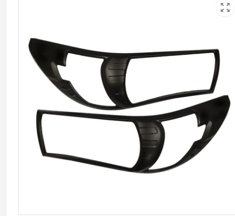 Toyota Hilux GD6 (2016 -2020) Head Light Trims Matt Black