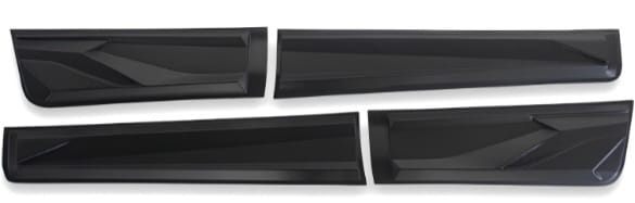 Isuzu Dmax 2022 +Double Cab Body Cladding (Matt Black)