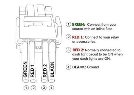 Toyota 40x20mm push switch F Jou ligte
