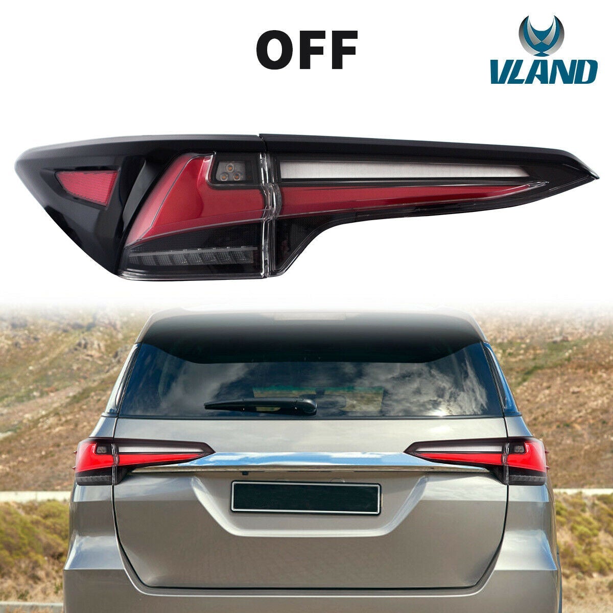 Toyota Fortuner GD6 2016 - 2020 Vland Tail lights LED (Set)