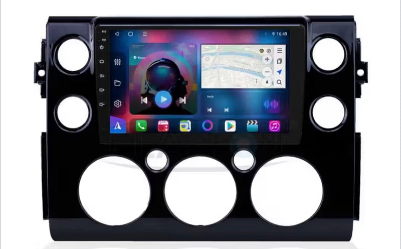 Toyota FJ Cruiser Android GPS Navigation Radio with built-in wireless CarPlay