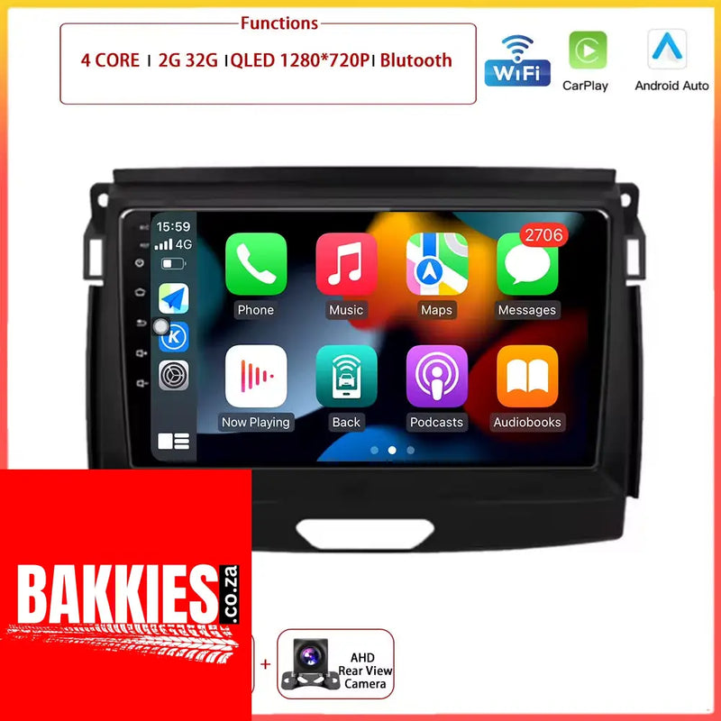 9" Android Auto for Ford Ranger Everest T6 2015 - 2020 Autoradio Carplay DSP Navigation GPS Car Radio Video Multimedia Player