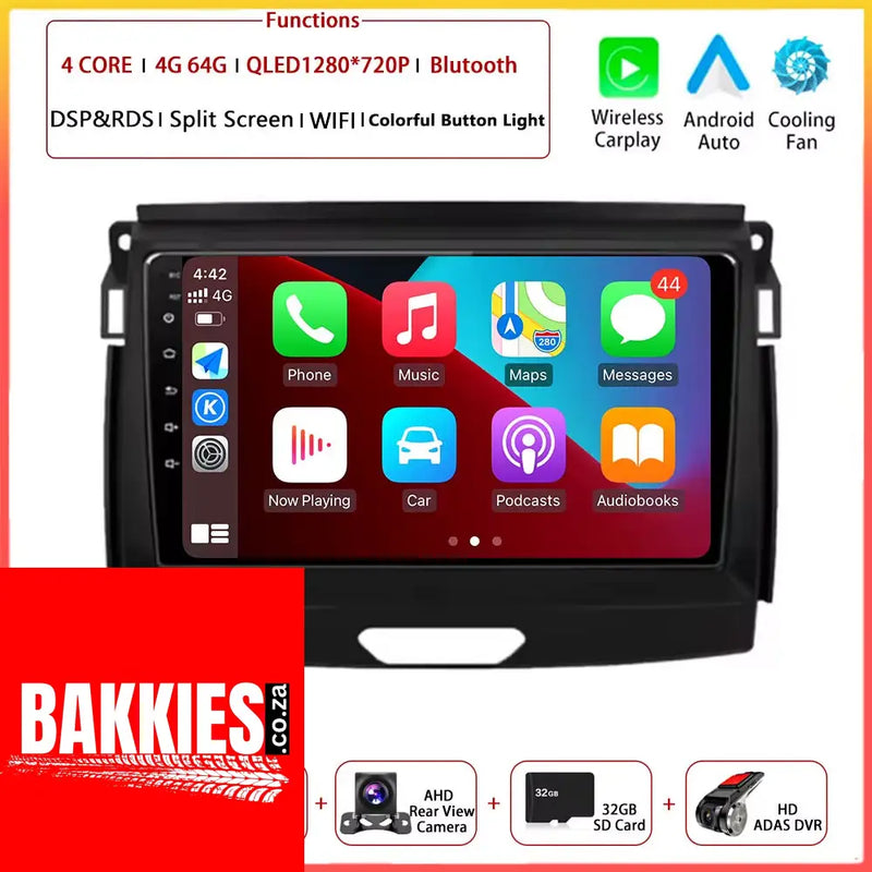 9" Android Auto for Ford Ranger Everest T6 2015 - 2020 Autoradio Carplay DSP Navigation GPS Car Radio Video Multimedia Player