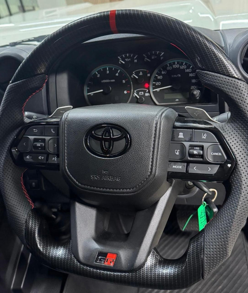 Dipped Carbon GR300 Steering with Paddle Shifters