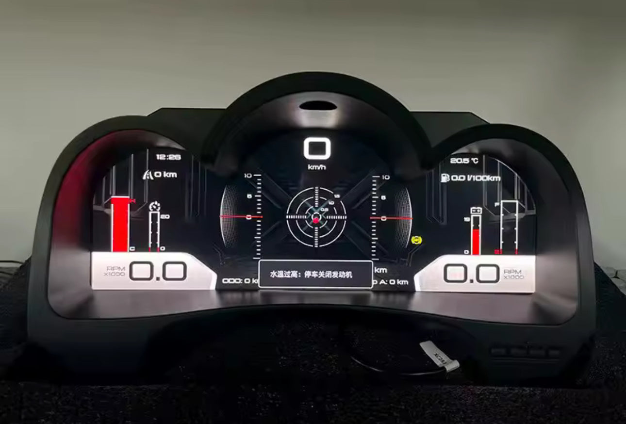 2005-2015 Toyota Hilux Full LED Digital Cluster (Full Plug & Play)