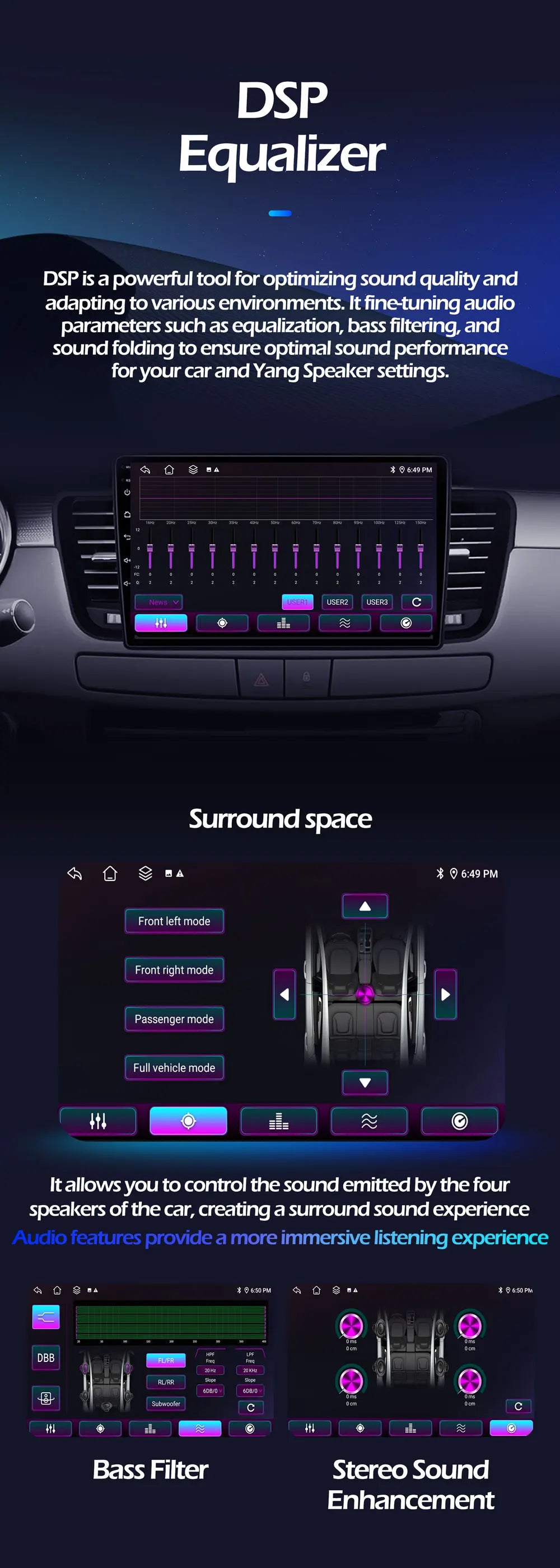 9" Android Auto for Ford Ranger Everest T6 2015 - 2020 Autoradio Carplay DSP Navigation GPS Car Radio Video Multimedia Player