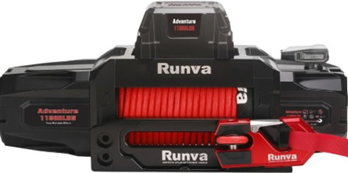 Runva 11000 lbs Winch with Synthetic Rope + 2 Remotes (Wire & Wireless)