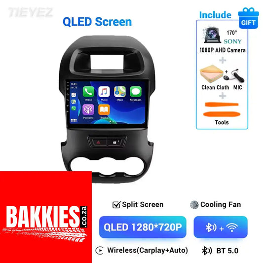  Ford Ranger T6 2011-2016 Touch Screen Radio with Carplay &  Android 15