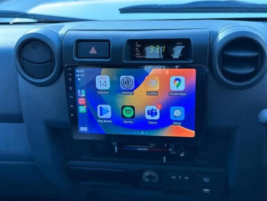 Toyota Land Cruiser 76/79 Touch Screen Radio 9 Inch (2012-2023) + Free Reverse Camera