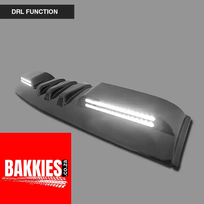 Toyota Hilux (15-On) Gloss Black Dual Function DRL LED Roof Light 100W Hilux