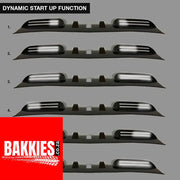 Toyota Hilux (15-On) Gloss Black Dual Function DRL LED Roof Light 100W Hilux