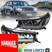 Toyota Hilux GD6 LED Headlights Vland 2016 -2019 Non Cambus