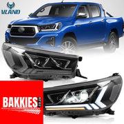 Toyota Hilux GD6 LED Headlights Vland 2016 -2019 Non Cambus