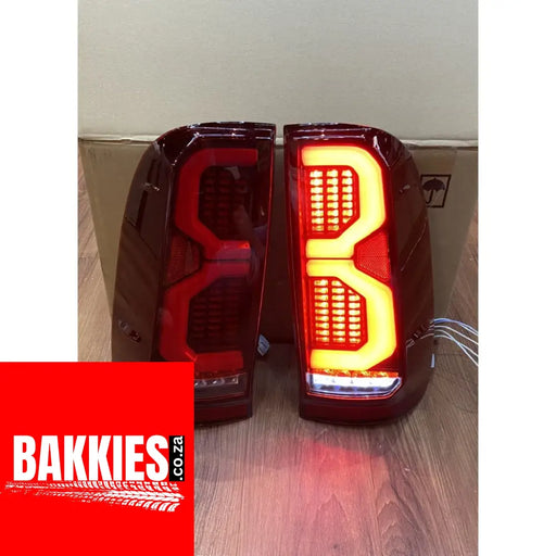 Toyota Hilux Vigo (2005-2015) LED Tail Lights Smoked V2